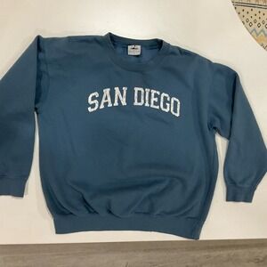 Prairie Mountain San Diego Blue  Crewneck Sweatshirt Large
